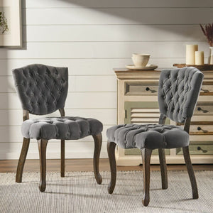 KD Tufted Chair (Set of 2)