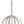Chandelier, Hanging Light Fixture With Adjustable Chain For Kitchen, Bulb Not Included