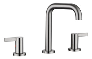 Bathroom Faucet For Bathroom Sink With Two Handles, Pop Up Drain And Supply Lines