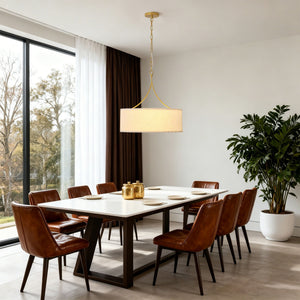 3 Light Drum Pendant Light