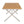 Outdoor 7-Piece Dining Set - Rectangular Teak Wood Table + 6 Wicker Chairs