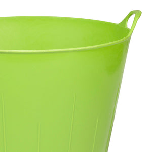 Little Giant 11 Gallon Heavy Duty Farm Bucket Poly/Rubber Flex Tub with Handles