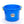 Little Giant 40 Quart Durable and Versatile Utility Muck Tub w/Handles, Blue