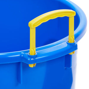 Little Giant 40 Quart Durable and Versatile Utility Muck Tub w/Handles, Blue - TRAPSKI