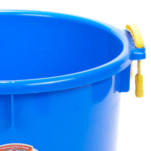 Little Giant 40 Quart Durable and Versatile Utility Muck Tub w/Handles, Blue - TRAPSKI