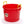 Little Giant 40 Quart Durable and Versatile Utility Muck Tub w/Handles, Red - TRAPSKI