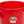 Little Giant 40 Quart Durable and Versatile Utility Muck Tub w/Handles, Red - TRAPSKI
