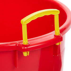 Little Giant 40 Quart Durable and Versatile Utility Muck Tub w/Handles, Red - TRAPSKI