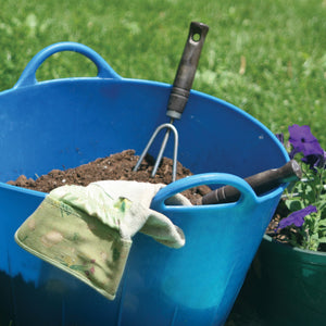 Little Giant 11 Gallon Heavy Duty Farm Bucket Poly/Rubber Flex Tub with Handles - TRAPSKI