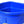 Little Giant 22 Quart Flat Plastic Animals Feed Bucket with Knob Bail, Blue