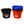 Little Giant 22 Quart Flat Durable Plastic Animal Feed Bucket w/ Knob Bail, Red - TRAPSKI