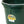 Little Giant Heavy Duty 22 Quart Flat Back Plastic Bucket w/ Metal Handle, Green