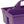 Little Giant DuraTote Plastic Box Organizer w/2 Compartments & Handle, Purple