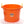 Little Giant 70 Quart Durable and Versatile Utility Muck Tub w/Handles, Orange