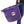 Little Giant 70 Quart Durable and Versatile Utility Muck Tub w/Handles, Purple