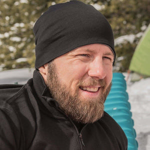 Microweight Reversible Wool Beanie - Woolverino