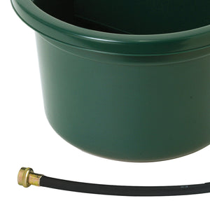 Little Giant 4 Gallon DuraMate Automatic Waterer with Metal Brackets, Green