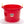 Little Giant 70 Quart Durable and Versatile Utility Muck Tub w/Handles, Red