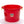 Little Giant 70 Quart Durable and Versatile Utility Muck Tub w/Handles, Red