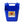 Little Giant 12 Quart Mountable Livestock & Pet Hook Over Bucket Feeder, Blue
