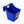 Little Giant 12 Quart Mountable Livestock & Pet Hook Over Bucket Feeder, Blue