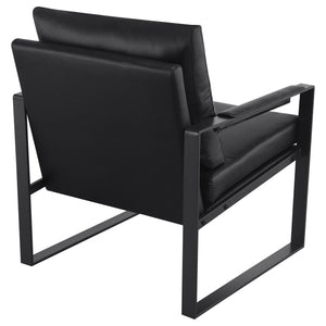 Goldbriar - Upholstered Track Arm Accent Chair - Black