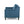 Blue Velvet Upholstered Club Chair