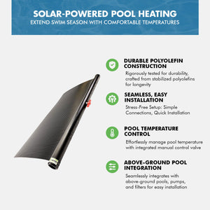 FAFCO Solar Bear Heating System with Universal Design for Above Ground Pools