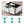 Modern Smart Coffee Table With Built-In Fridge - tooth Speaker, Wireless Charging, Touch Control Panel, USB Interface, Outlet Protection, Atmosphere Light
