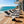 White Acacia Solid Wood Outdoor Chaise Lounge