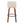 Toriano - Mid Century Modern Fixed Height Barstool Swivel And Round Footrest (Set of 2)