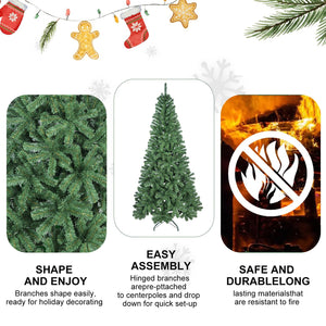 6FT Artificial Christmas Tree with 500 PVC Tips