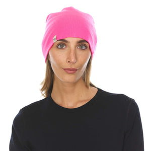 Lightweight Wool Cuff Beanie - 100% Merino Wool