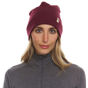 Lightweight Wool Cuff Beanie - 100% Merino Wool