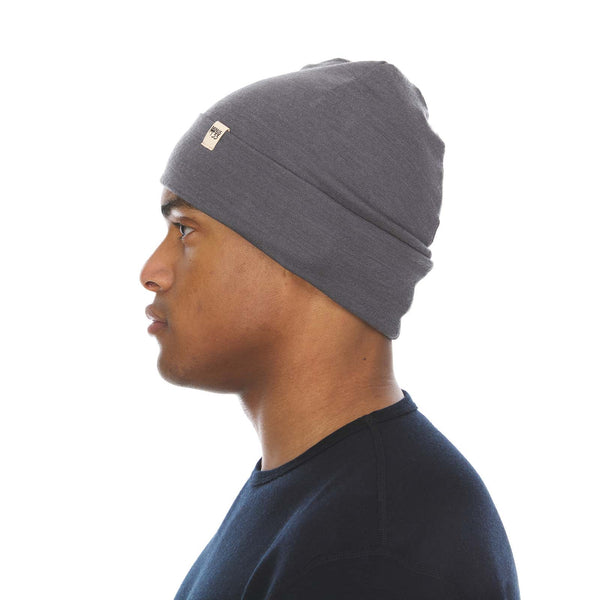 Lightweight - Ridge Cuff Beanie 100% Merino Wool