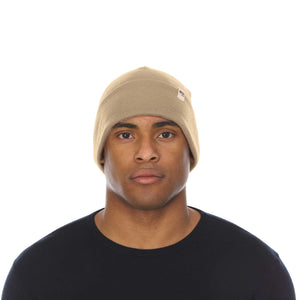 Lightweight Wool Cuff Beanie - 100% Merino Wool