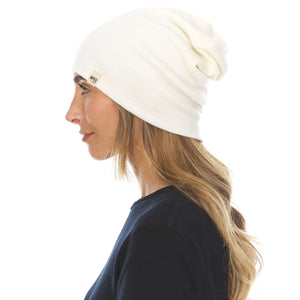 Lightweight Wool Cuff Beanie - 100% Merino Wool