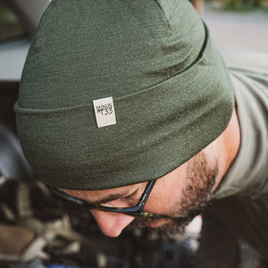 Lightweight Wool Cuff Beanie - 100% Merino Wool