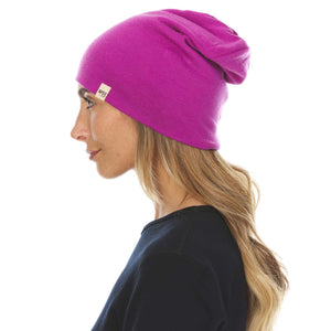 Lightweight Wool Cuff Beanie - 100% Merino Wool