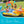 Intex Inflatable Kids Dinosaur Play Center Outdoor Water Park Pool with Slide