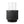 20x20x19.5' Heavy Cement Round Black Ribbed Outdoor Water Fountain with Light (Color Change)