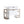 Modernize Kitchen Buffet Organizing Cabinet With 4 Shelves - White / Dark Taupe