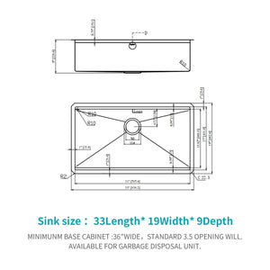 Workstation Kitchen Sink, Single Bowl Undermount