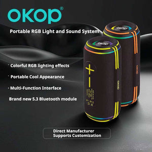 KP-827 Best-Selling Portable Outdoor Bluetooth Speaker High-Power Dual-Driver Stereo Subwoofer With Card Slot And Heavy Bass