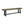 Cloud Outdoor Bench With Acacia Wood Frame and Slat Panel Design