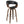 Swivel Bar Stool Elegant Design With Upholstery - Walnut