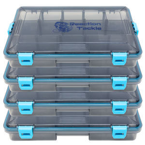 Reaction Tackle Standard Tackle Tray- Sturdy and Water Resistant with 4 Reliable Clips