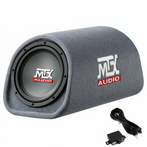 MTX AUDIO RT8PT 8" 240W Car Loaded Subwoofer Enclosure Amplified Tube Box Vented