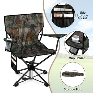 360° Swivel Hunting Chair Portable Foldable