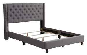Nailhead Bed Transitional Vibrant